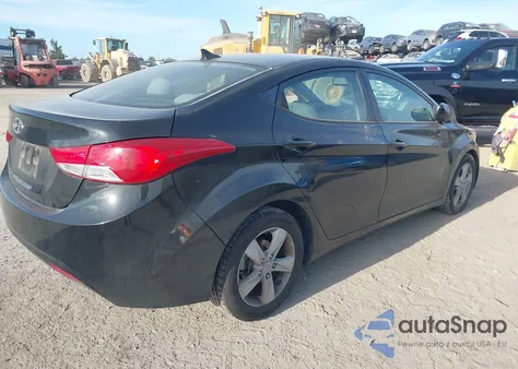 2012 Hyundai Elantra Gls z USA, uszkodzony, nr VIN 5NPDH4AE7CH088242